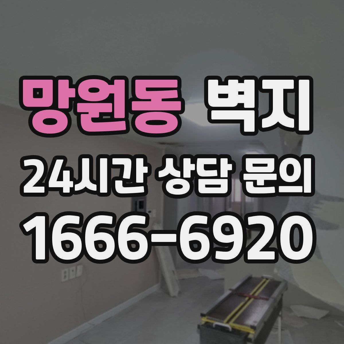 망원동 벽지