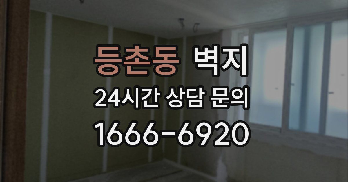 등촌동 벽지