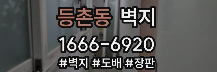 등촌동 벽지