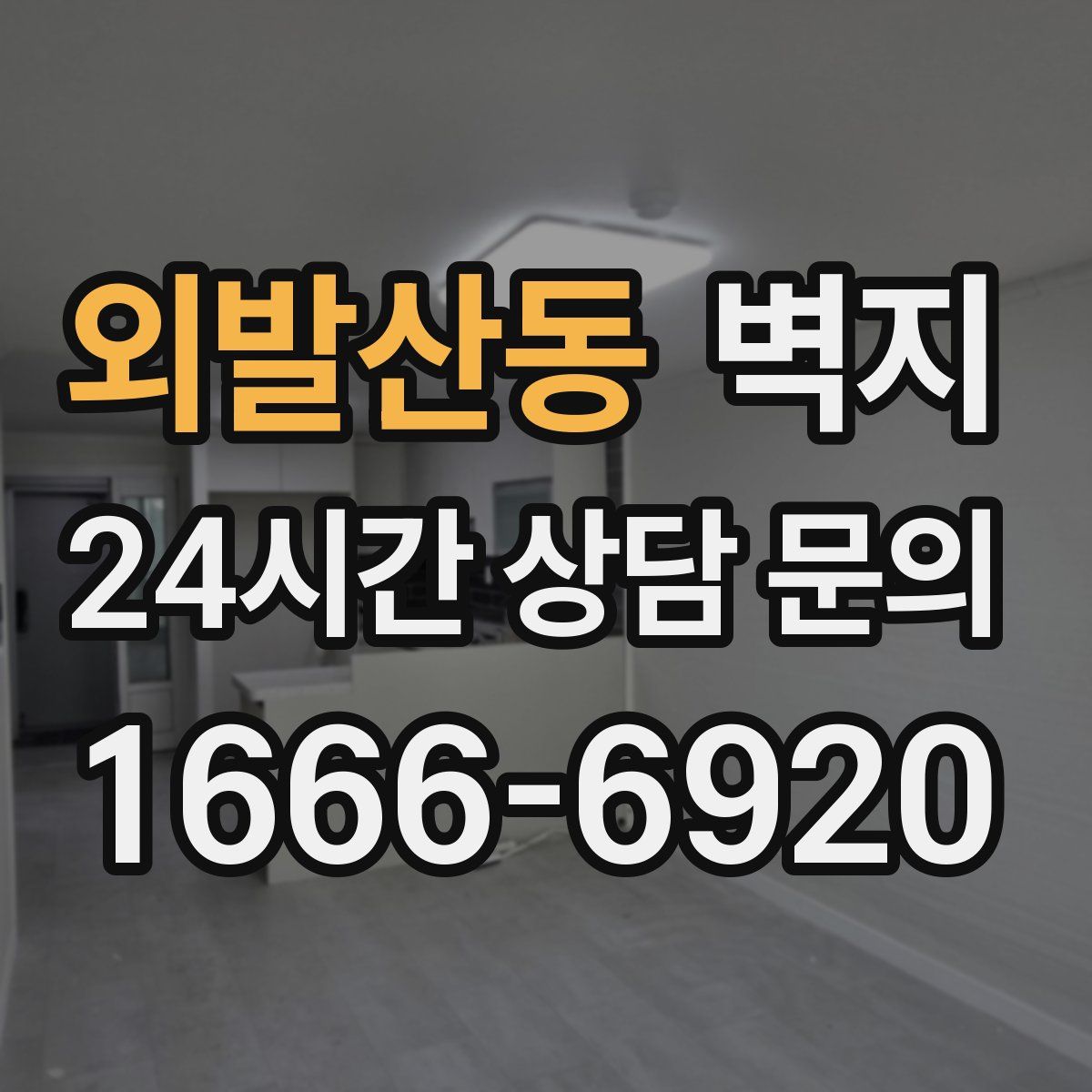 외발산동 벽지
