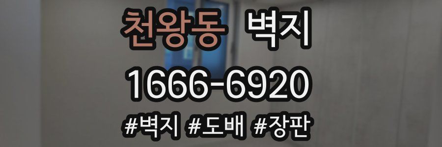 천왕동 벽지
