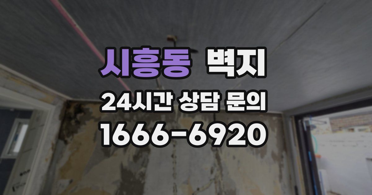 시흥동 벽지
