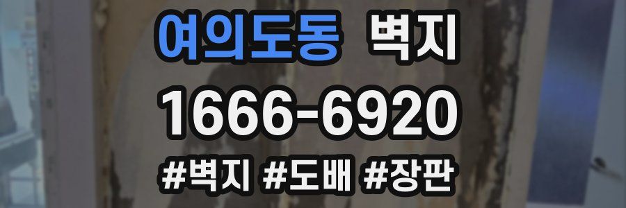 여의도동 벽지