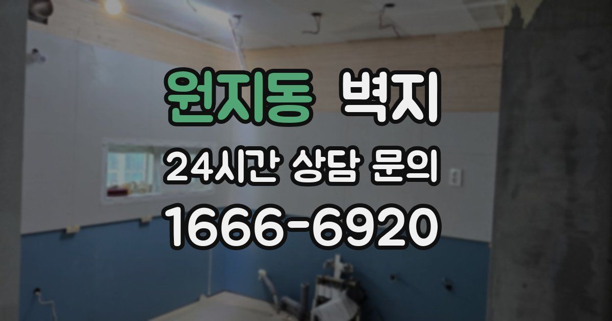 원지동 벽지