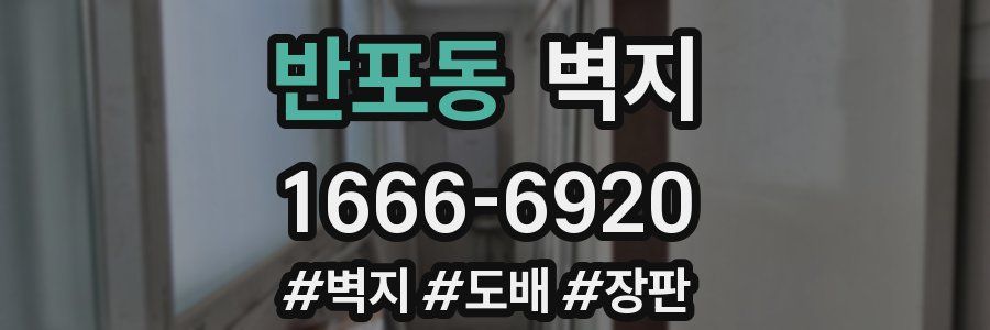 반포동 벽지