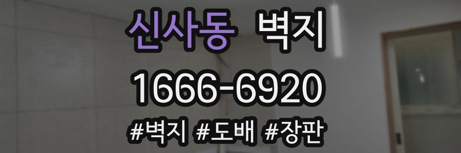신사동 벽지