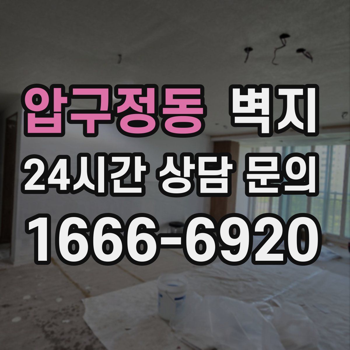압구정동 벽지