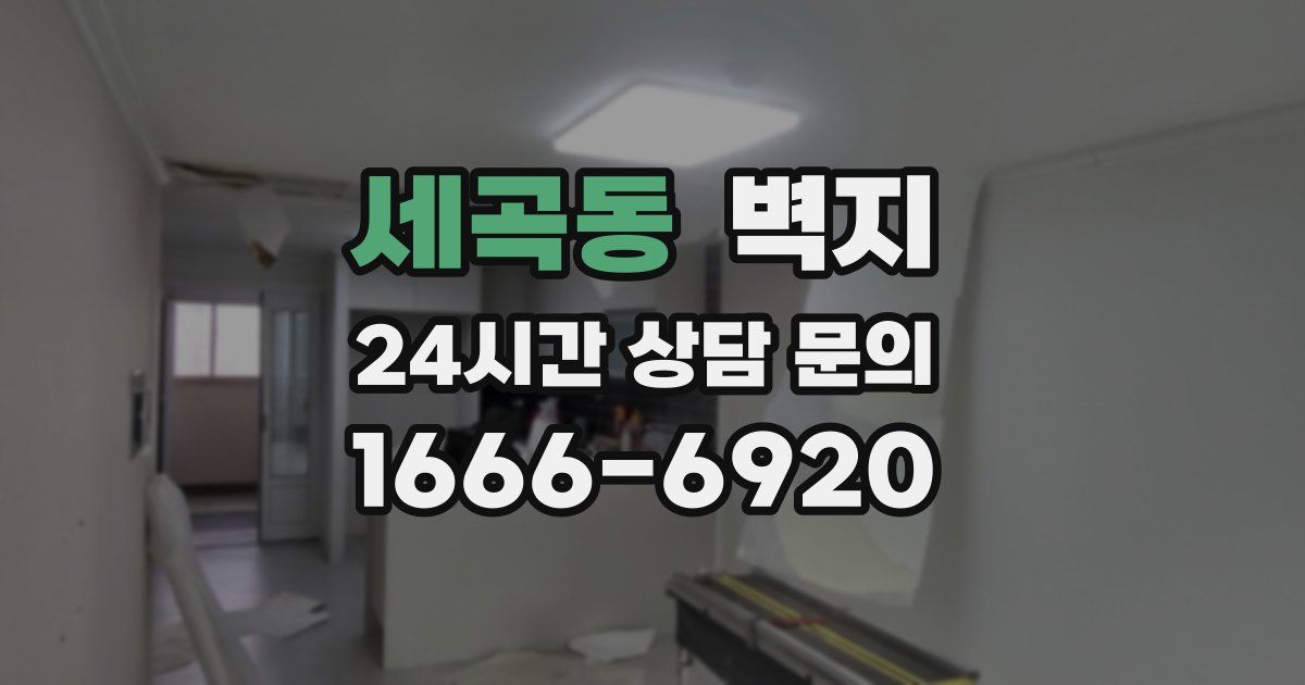 세곡동 벽지