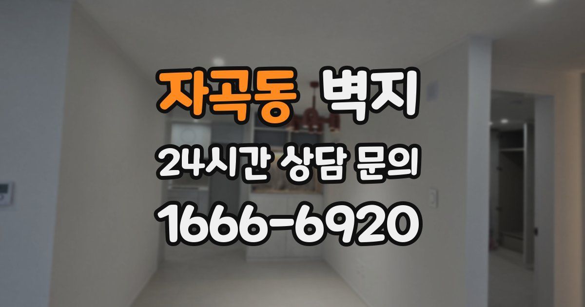 자곡동 벽지