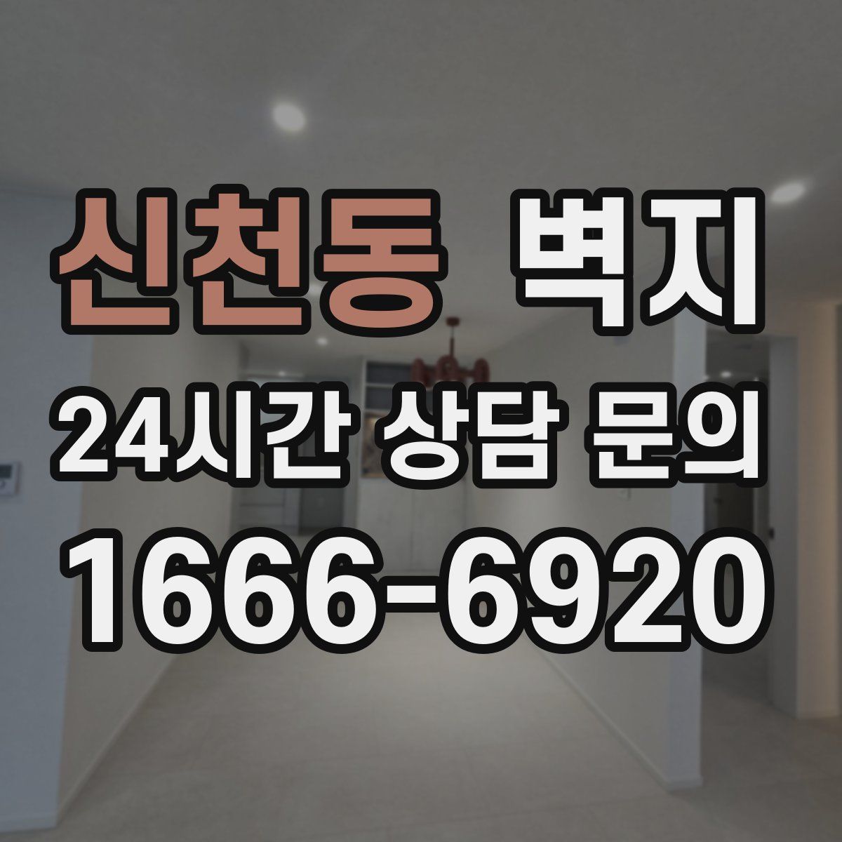 신천동 벽지
