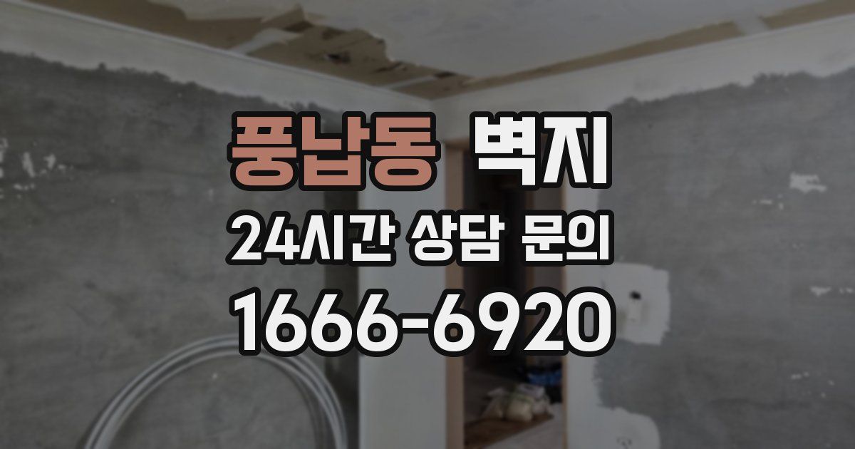 풍납동 벽지