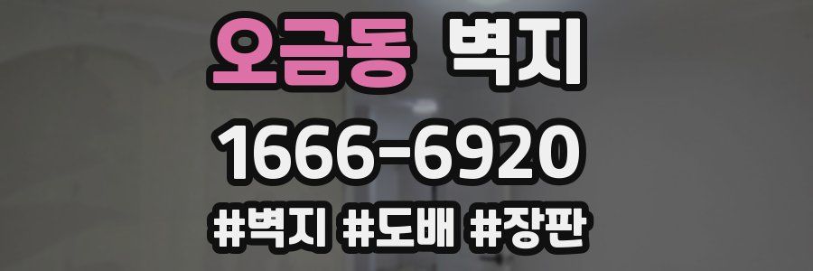 오금동 벽지