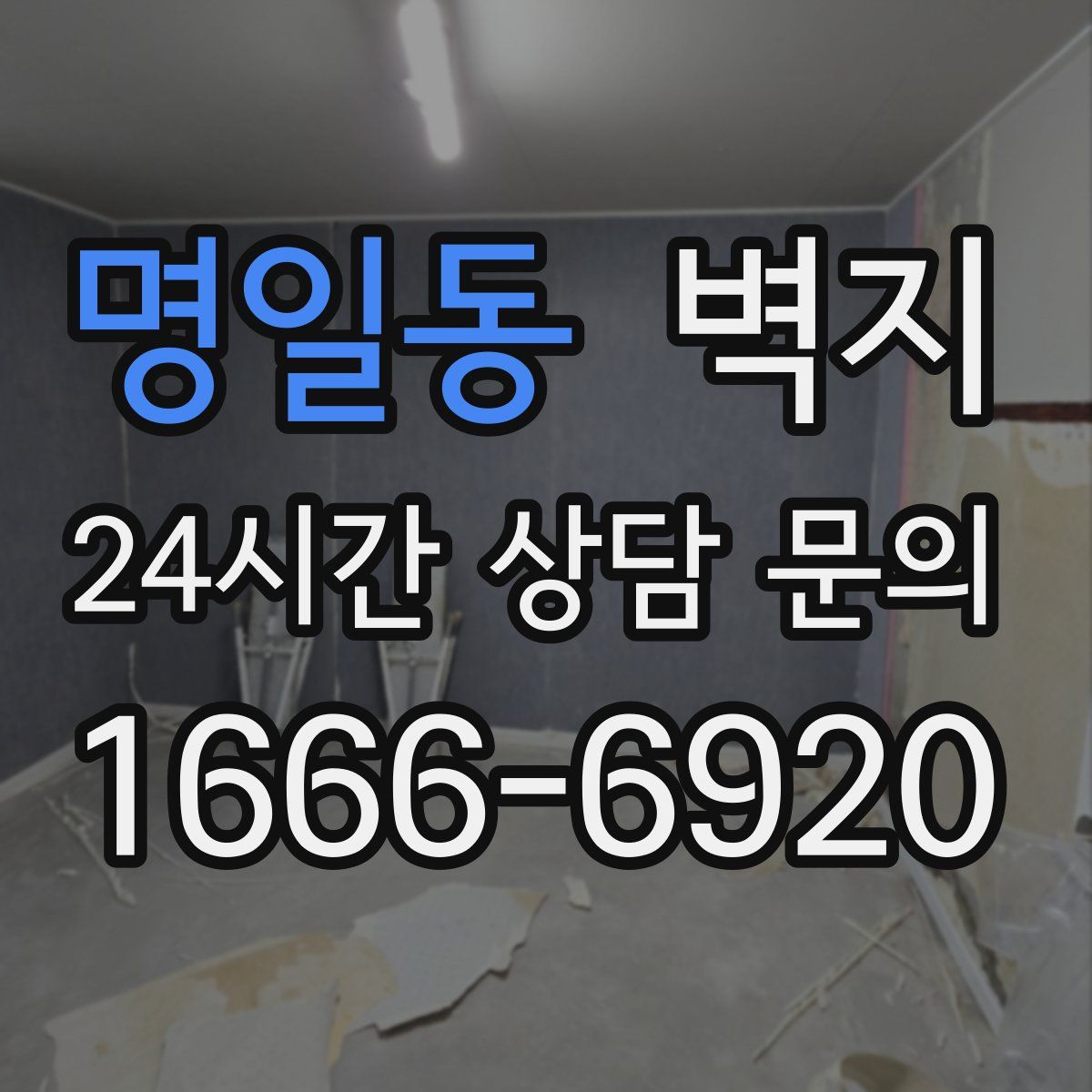 명일동 벽지