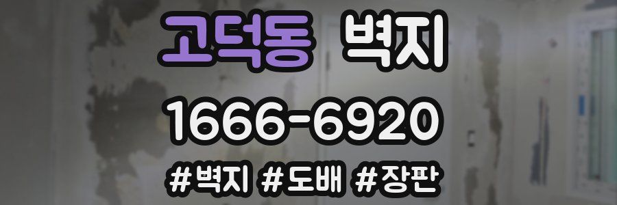 고덕동 벽지