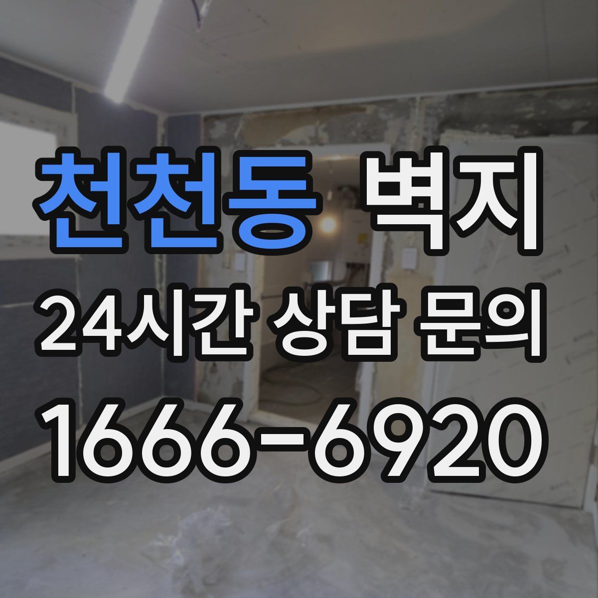 천천동 벽지