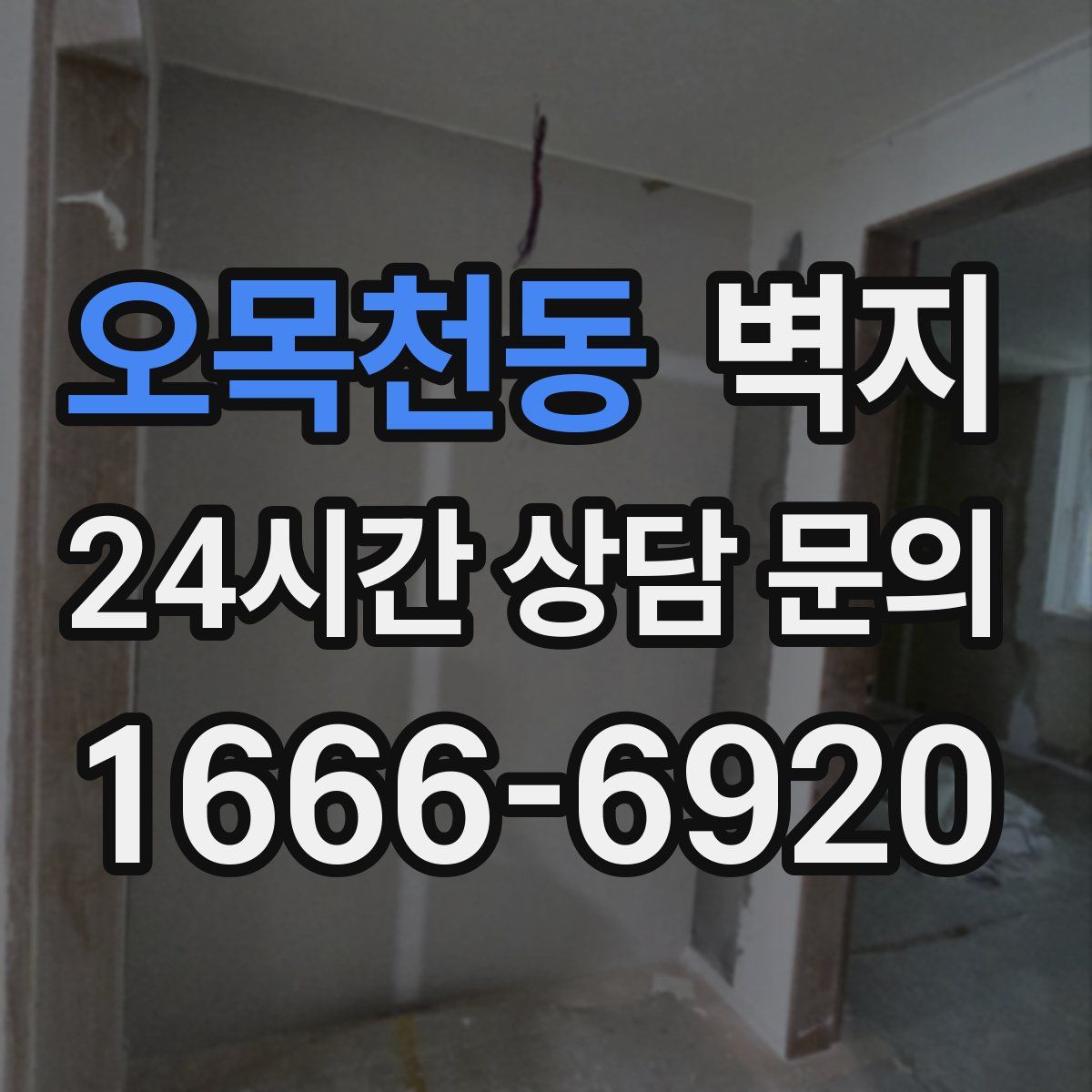 오목천동 벽지