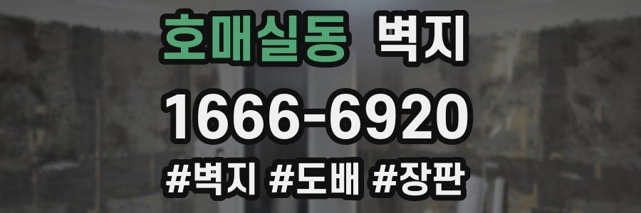 호매실동 벽지