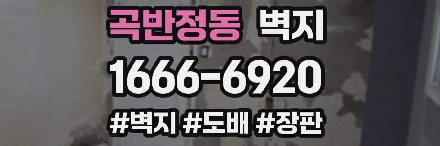곡반정동 벽지