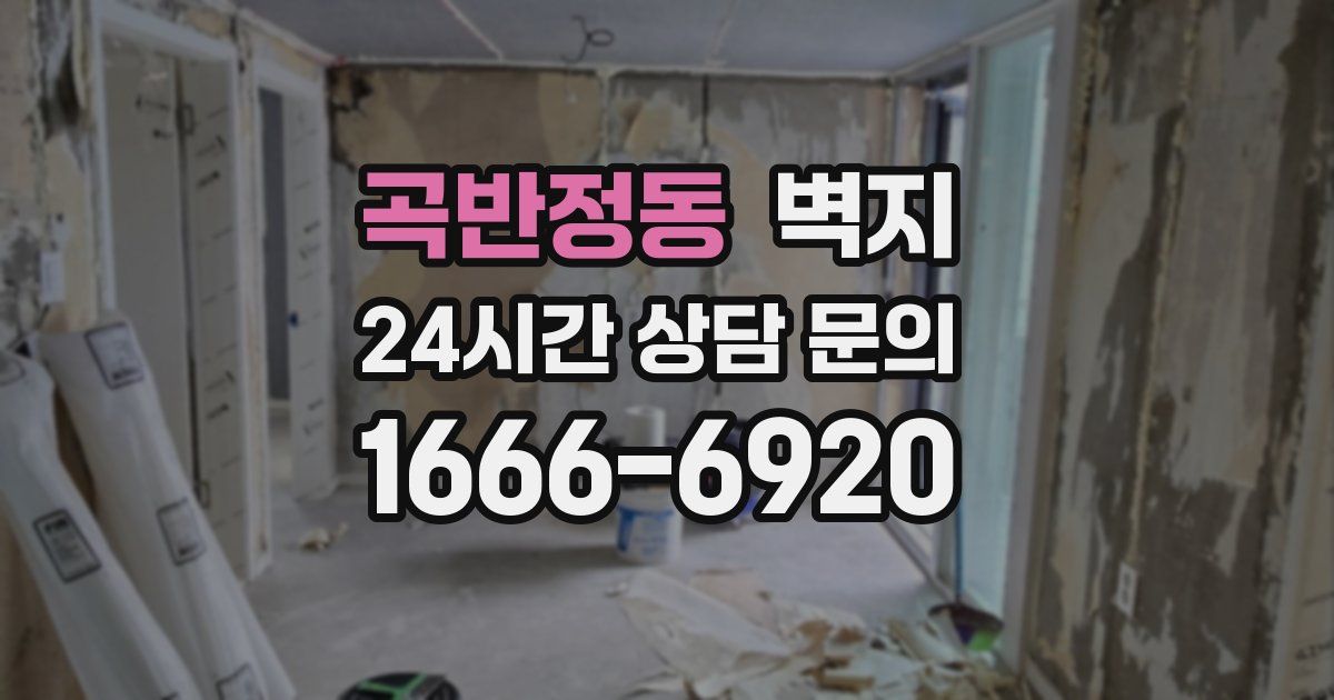 곡반정동 벽지