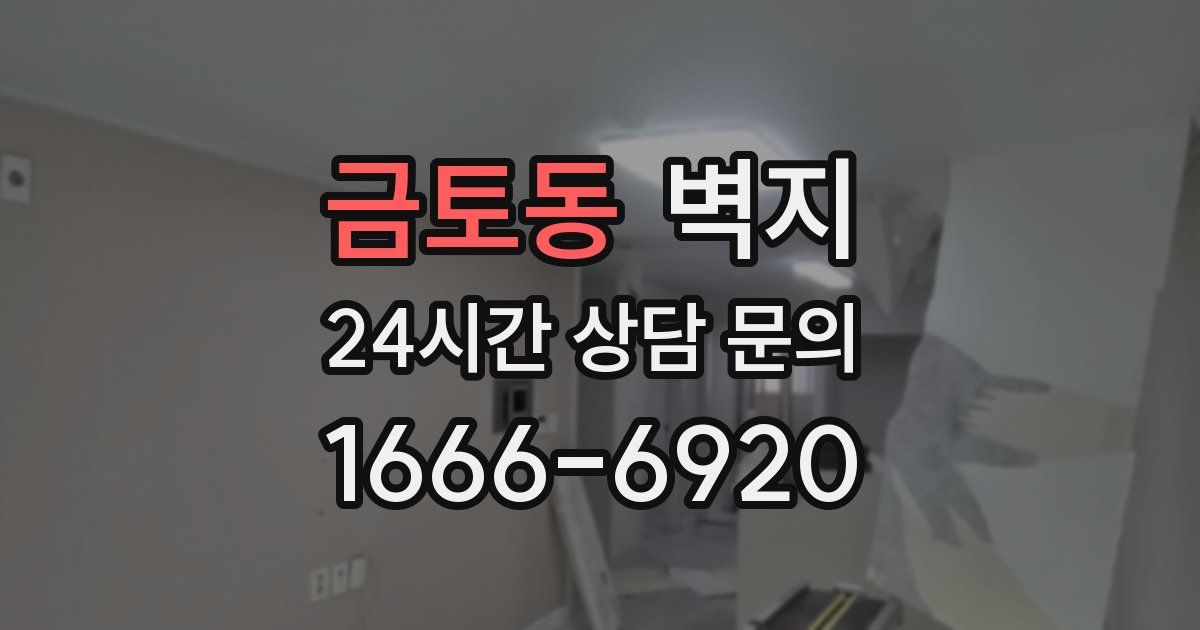 금토동 벽지