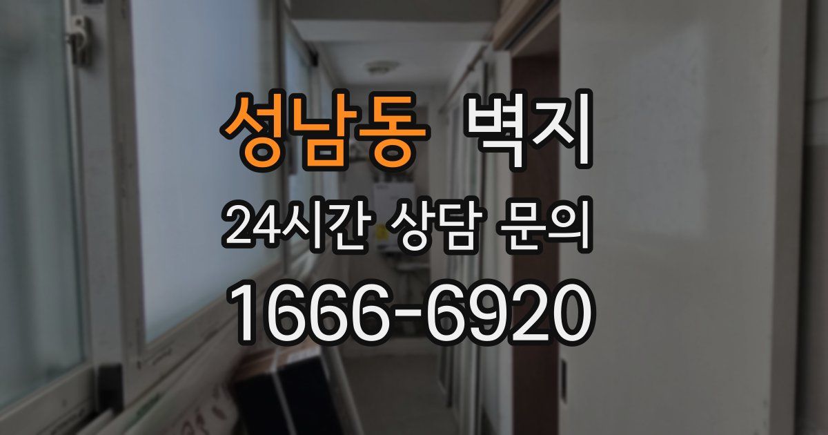 성남동 벽지
