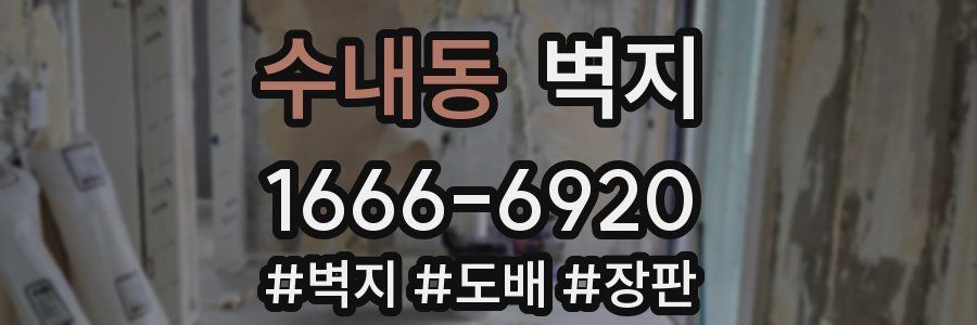 수내동 벽지