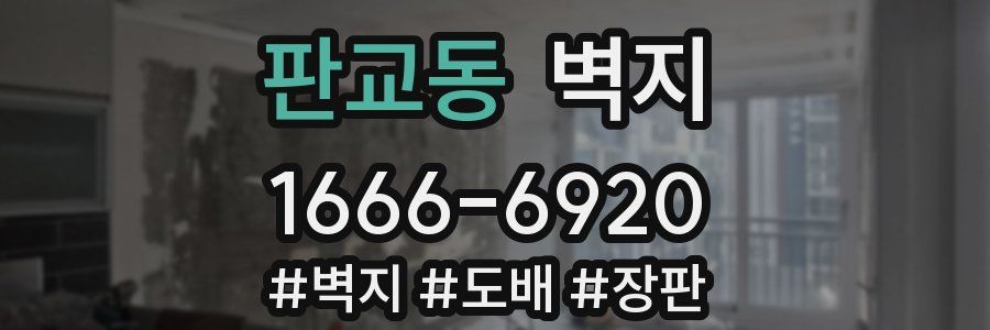 판교동 벽지