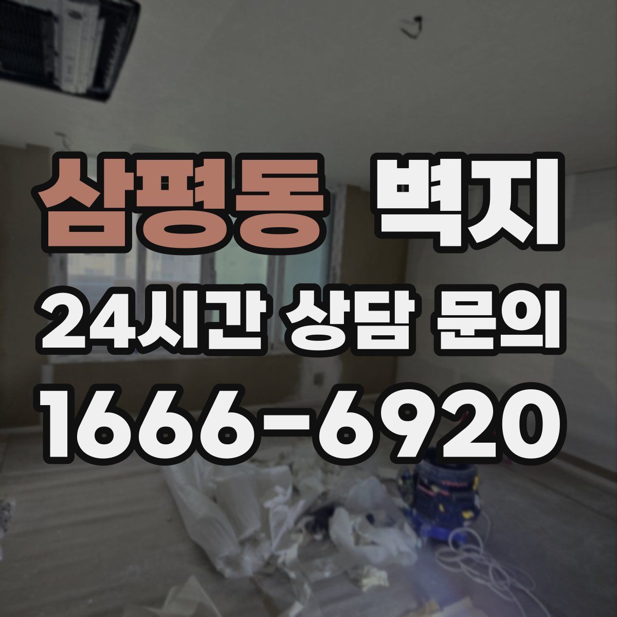 삼평동 벽지