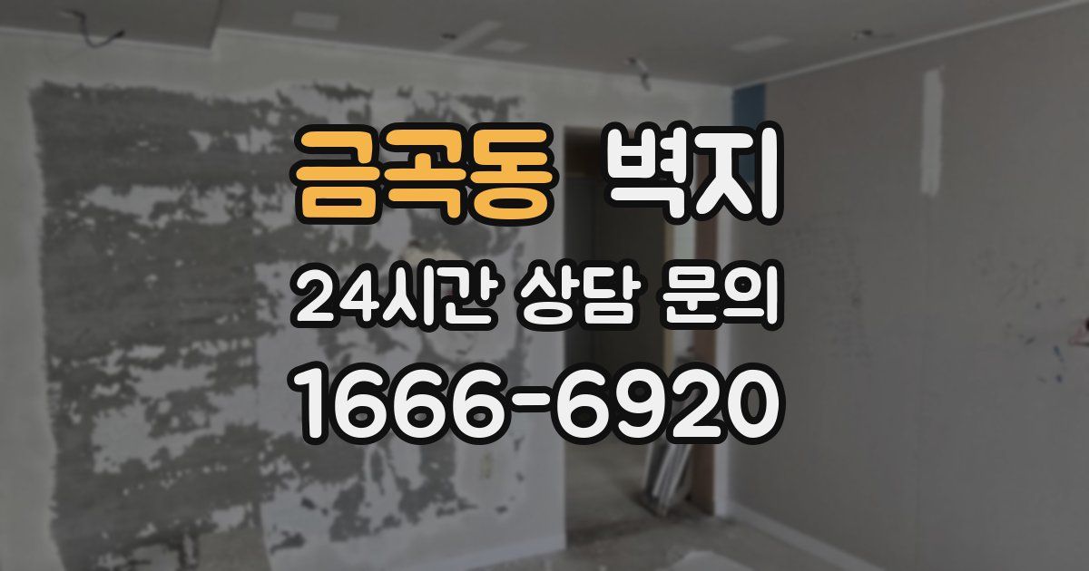 금곡동 벽지