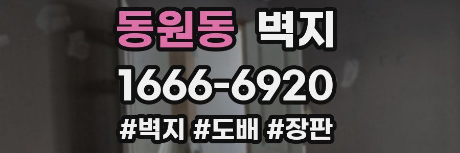 동원동 벽지