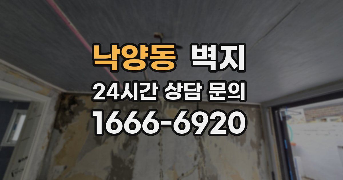 낙양동 벽지