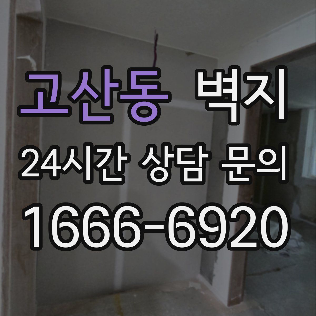 고산동 벽지