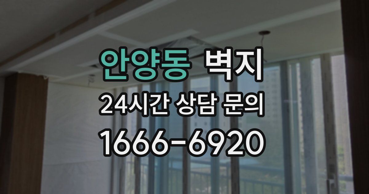안양동 벽지