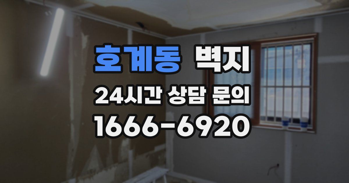 호계동 벽지