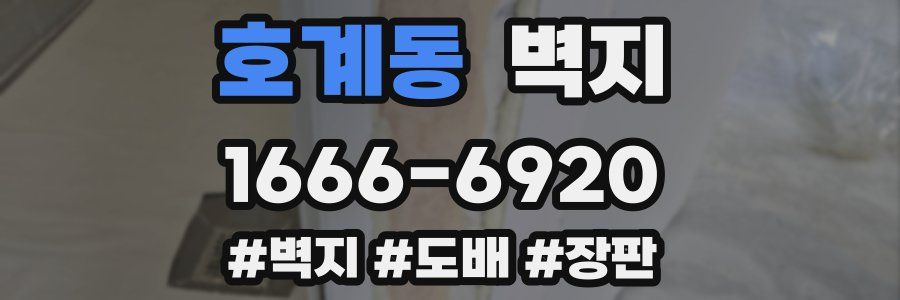 호계동 벽지