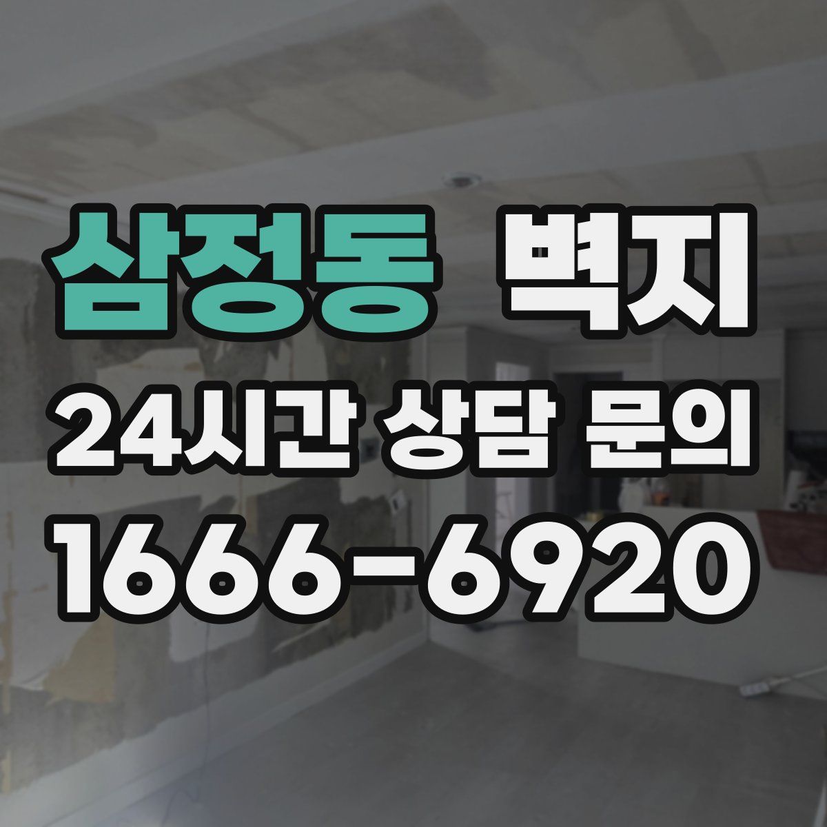 삼정동 벽지