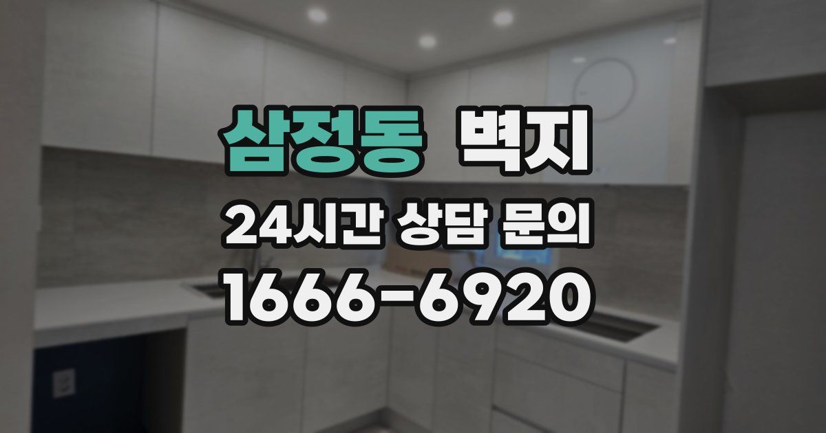 삼정동 벽지