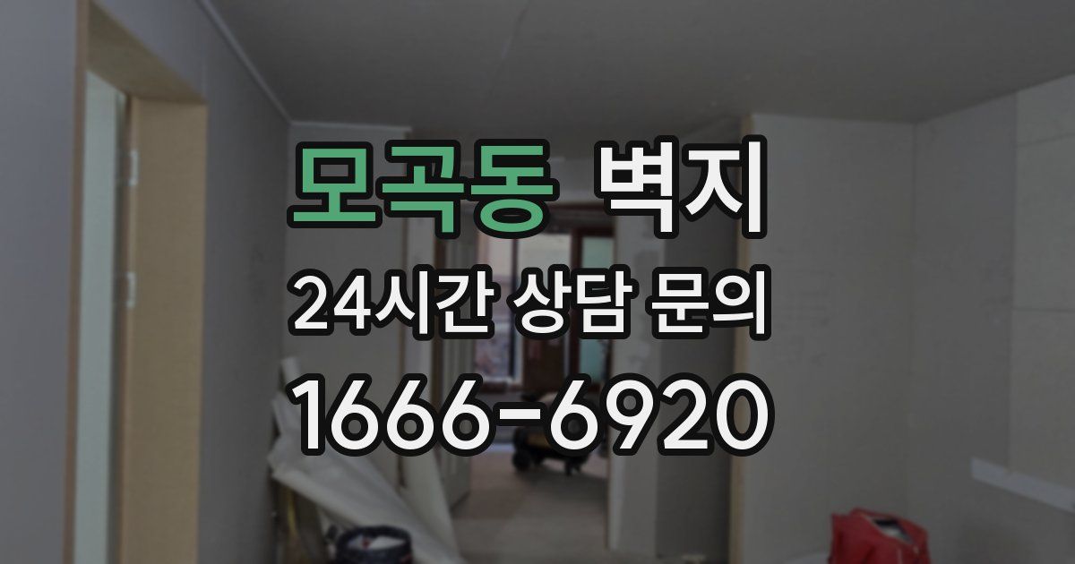 모곡동 벽지