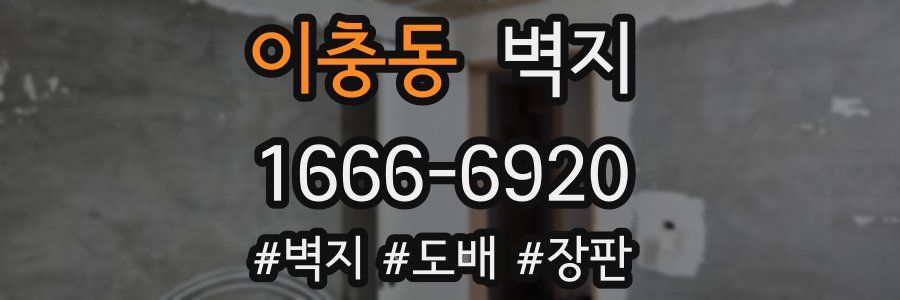 이충동 벽지