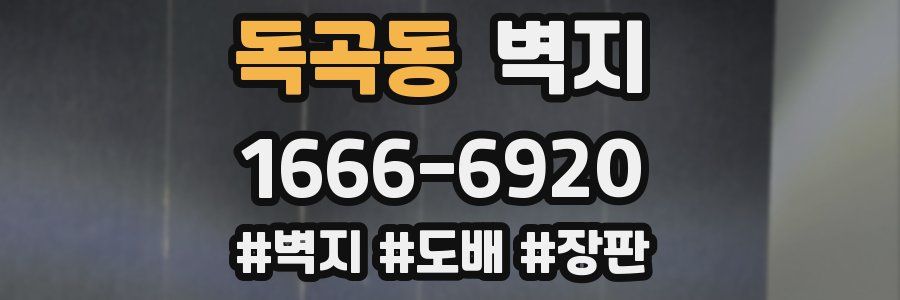 독곡동 벽지