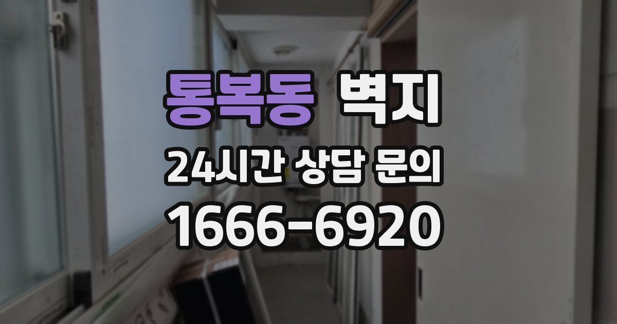 통복동 벽지