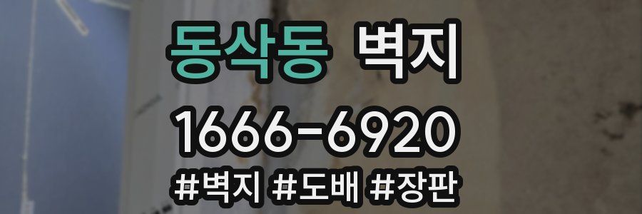 동삭동 벽지