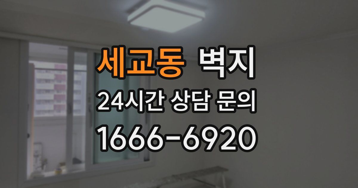 세교동 벽지