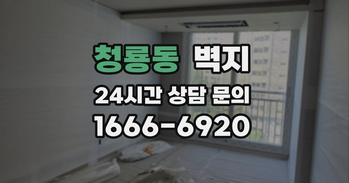 청룡동 벽지
