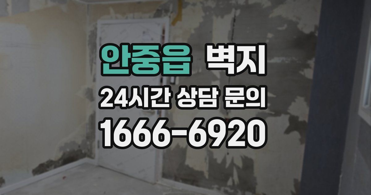 안중읍 벽지