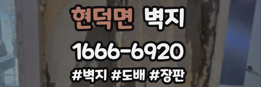 현덕면 벽지