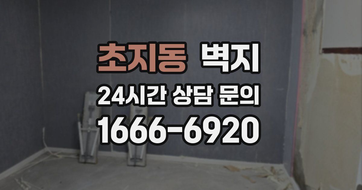 초지동 벽지