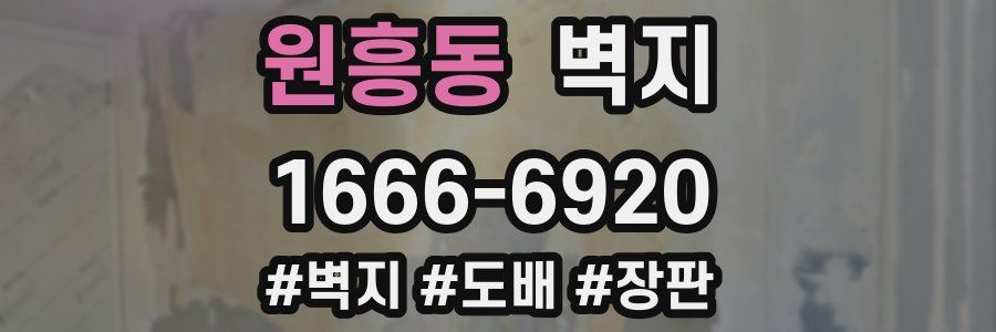 원흥동 벽지