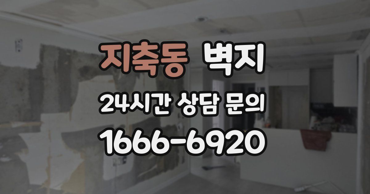 지축동 벽지
