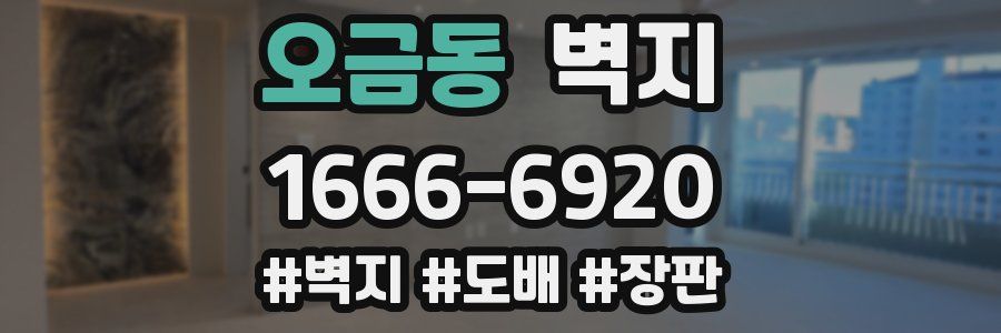 오금동 벽지
